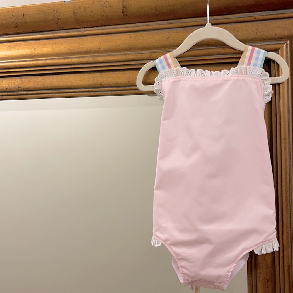 The Beaufort Bonnet Company SiSi Sunsuit “Old Preston Plaid” 2T